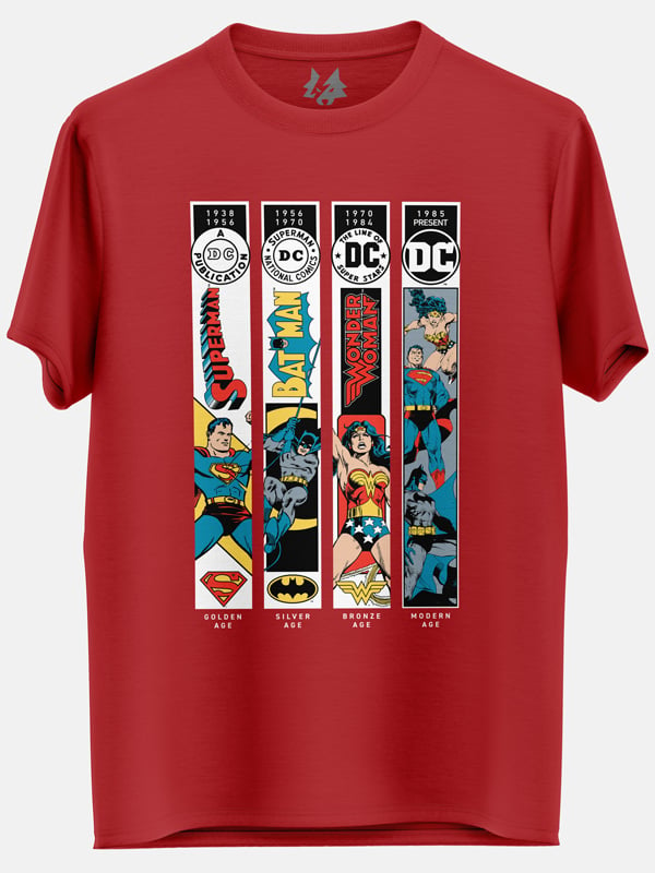 DC Comics Evolution - DC Comics Official T-shirt