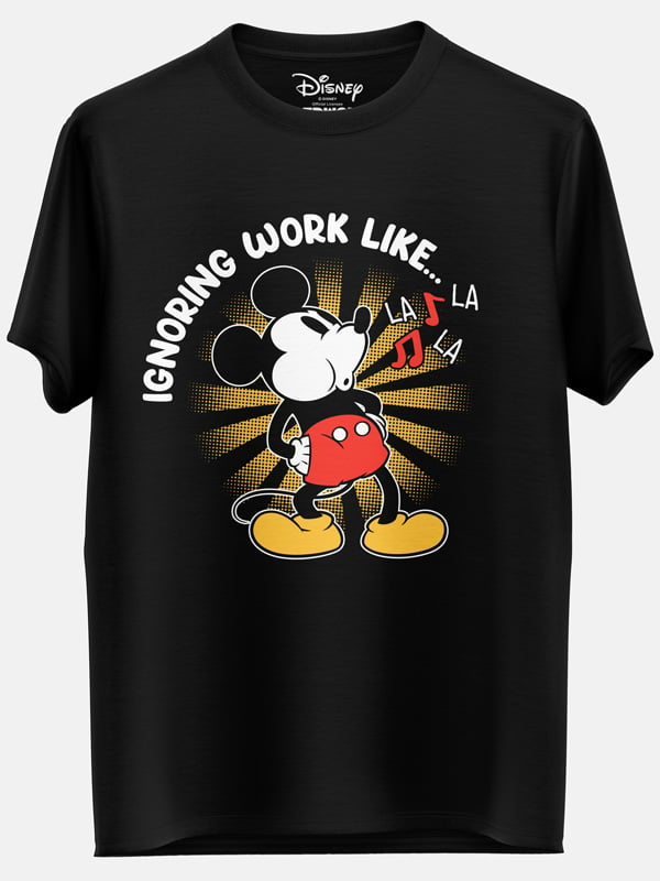 Ignoring Work - Disney Official T-shirt