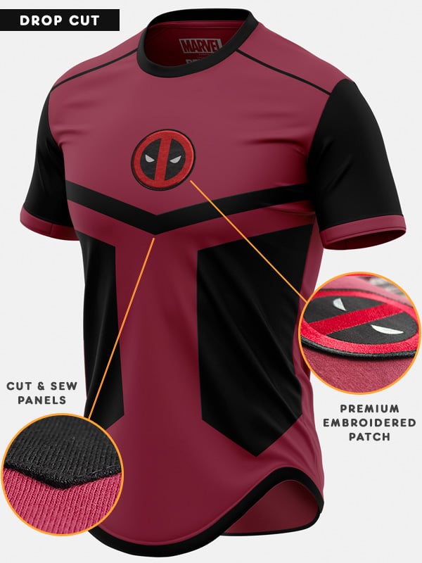 Deadpool: Super Suit - Marvel Official Drop Cut T-shirt