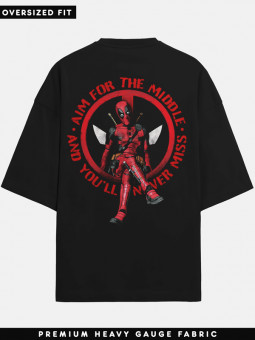 Aim For The Middle - Marvel Official Oversized T-shirt