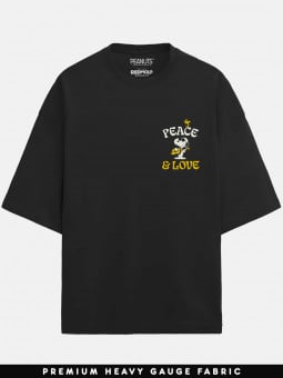 Peace & Love - Peanuts Official Oversized T-shirt