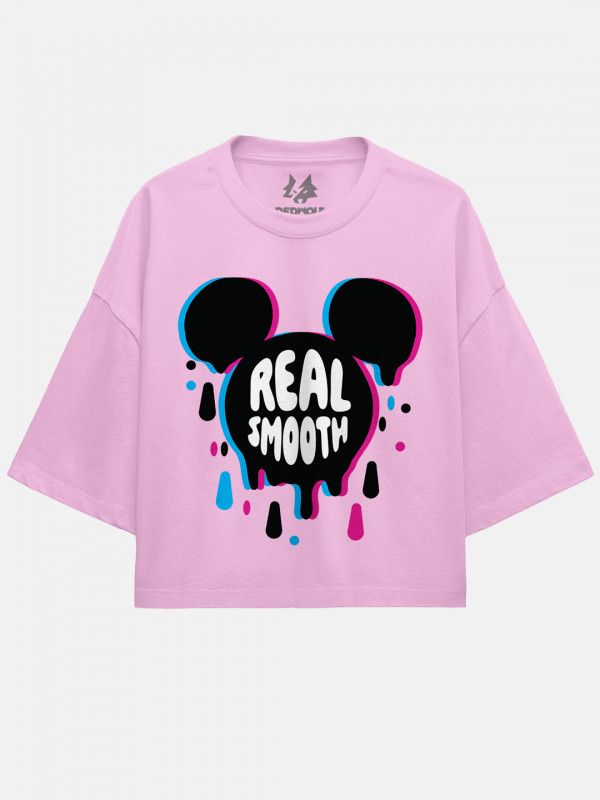 Real Smooth - Disney Official Oversized Cropped T-shirt