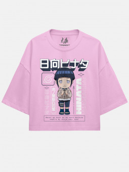 Hinata's Ninja Way - Naruto Official Oversized Cropped T-shirt