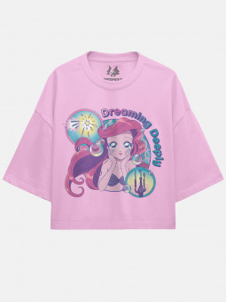 Dreaming Deeply - Disney Official Oversized Cropped T-shirt