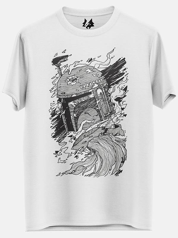 Boba Fett: Sketch - Star Wars Official T-shirt