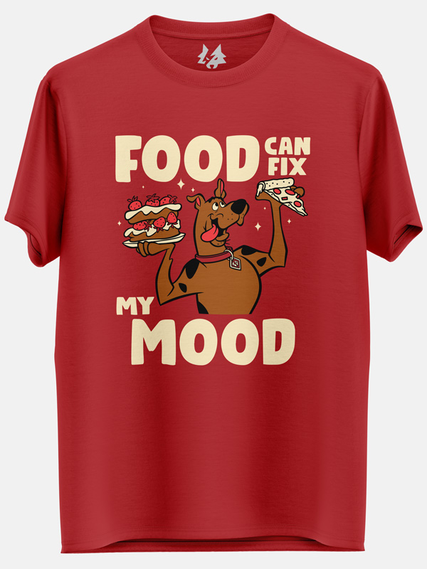 Food Can Fix My Mood - Scooby Doo Official T-shirt