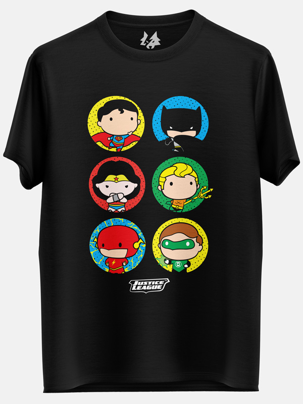 Justice League: Chibi - Justice League Official T-shirt