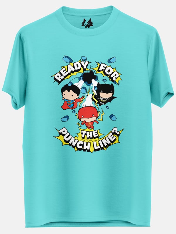 Ready For The Punchline - Justice League Official T-shirt