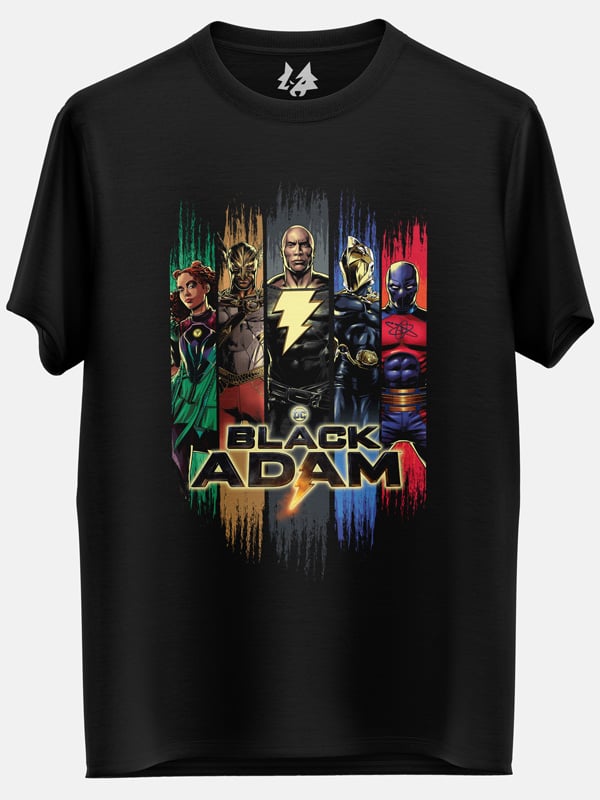 The Justice Society Of America - Black Adam Official T-shirt