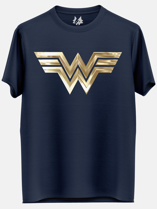 WW Logo: Gold - Wonder Woman Official T-shirt