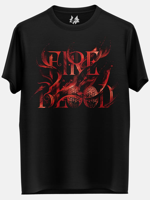 GOT: Fire And Blood - Game Of Thrones Official T-shirt