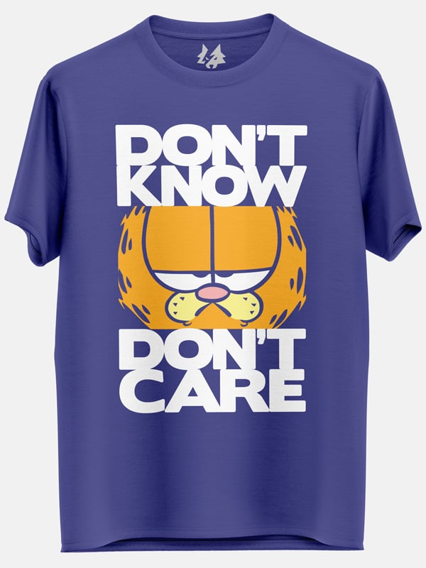 Don't Know, Don't Care - Garfield Official T-shirt