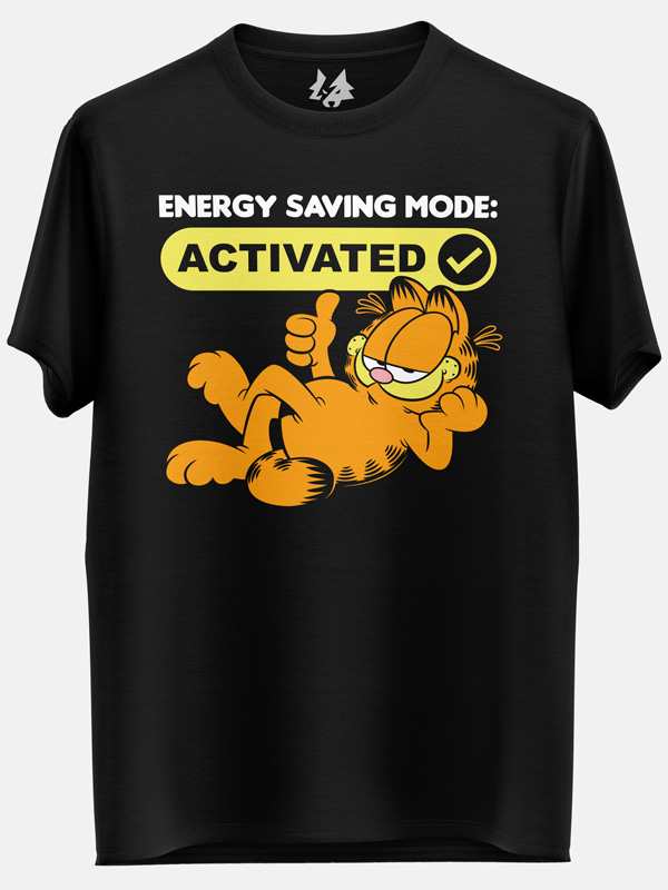 Energy Saving Mode: Activated - Garfield Official T-shirt