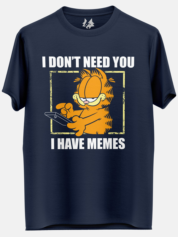 I Have Memes - Garfield Official T-shirt