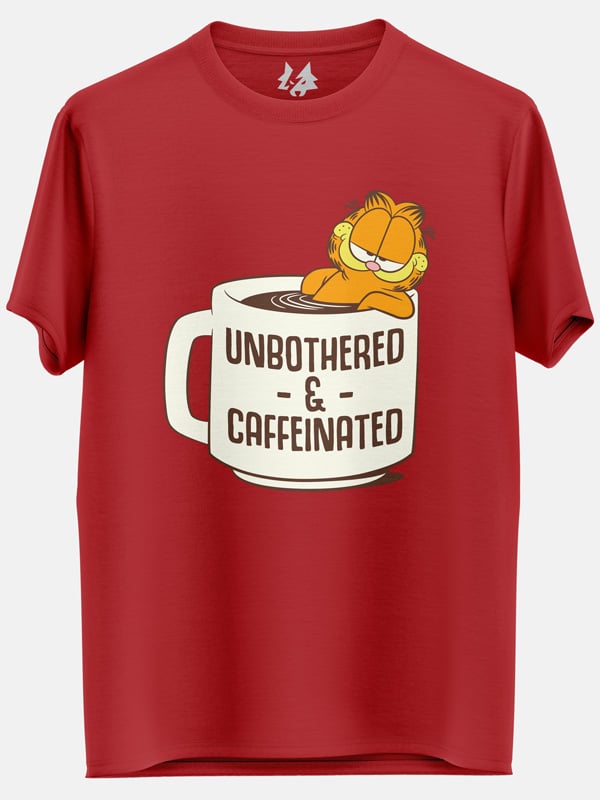 Unbothered & Caffeinated - Garfield Official T-shirt