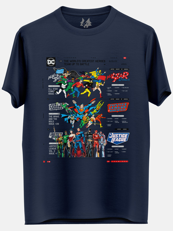 Greatest Heroes: Through The Ages - DC Comics Official T-shirt