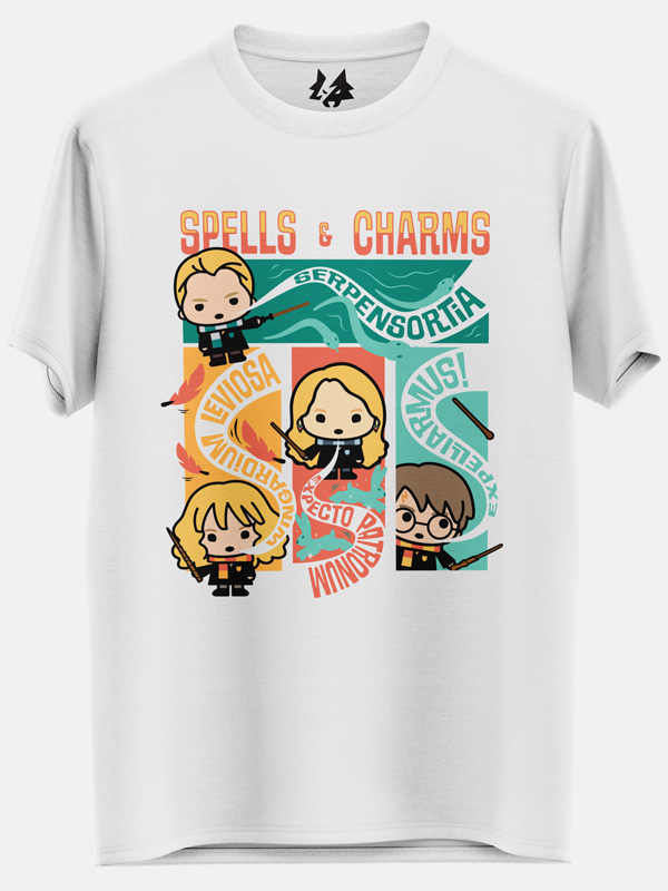 Spells & Charms Chibi - Harry Potter Official T-shirt