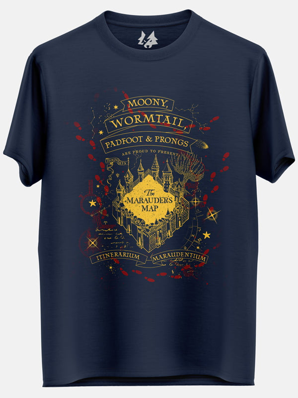 The Marauder's Map - Harry Potter Official T-shirt