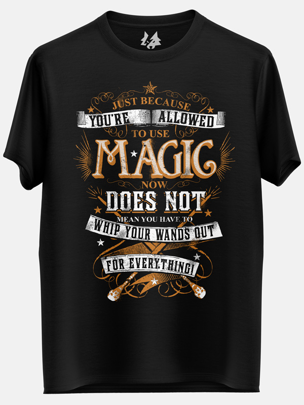 Whip Your Wands Out! - Harry Potter Official T-shirt