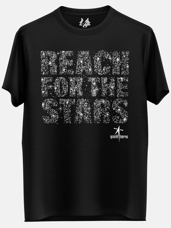 Reach For The Stars - ISRO Official T-shirt