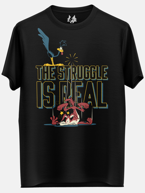 The Struggle Is Real - Looney Tunes Official T-shirt