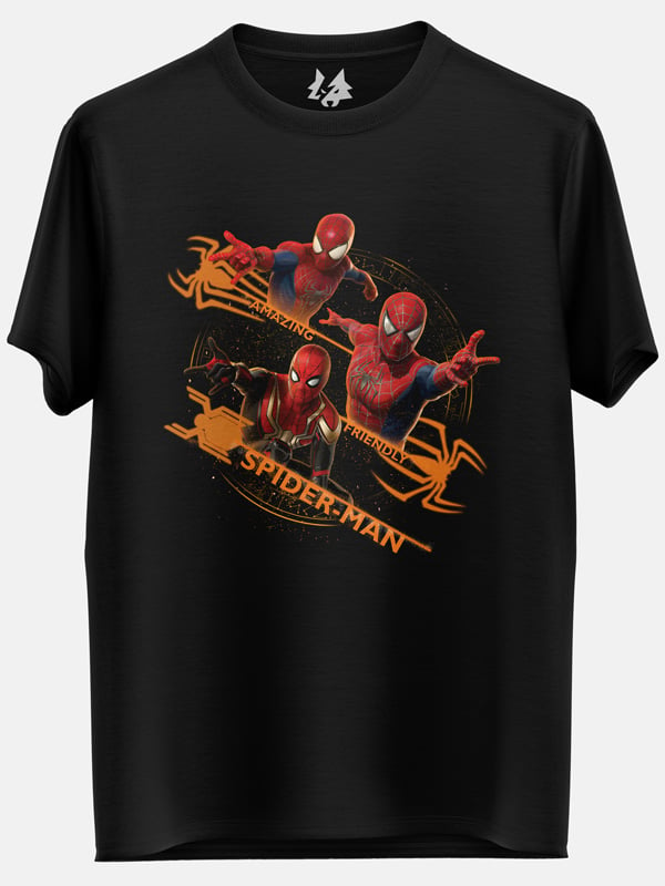 Amazing Friendly Spider-Men - Marvel Official T-shirt