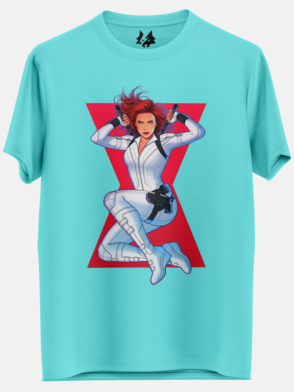 Black Widow Art - Marvel Official T-shirt