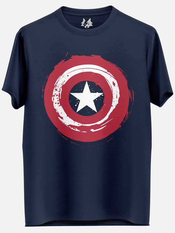 Captain America: Graffiti Shield - Marvel Official T-shirt