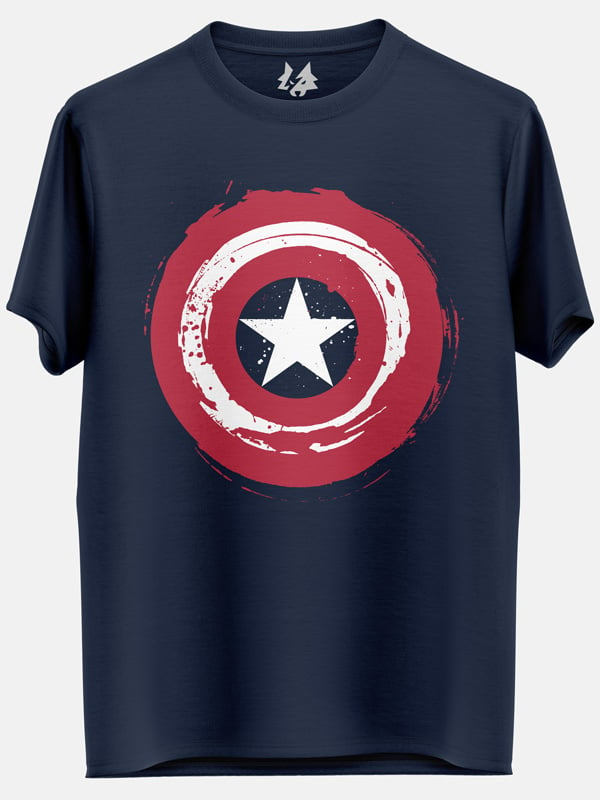 Captain America: Graffiti Shield - Marvel Official T-shirt