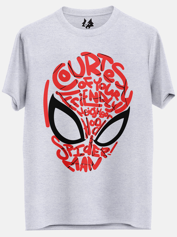 Courtesy Of Your Friendly Neighbourhood Spider-Man - Marvel Official T-shirt