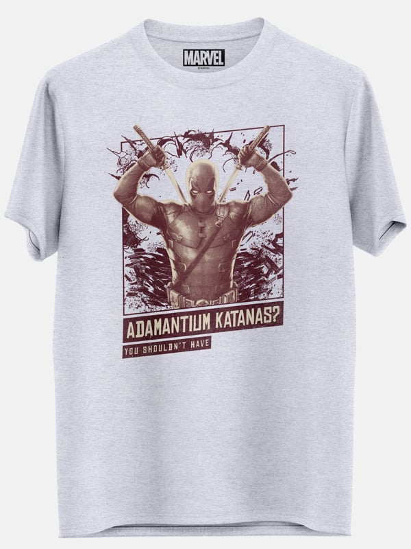 Adamantium Katanas - Marvel Official T-shirt