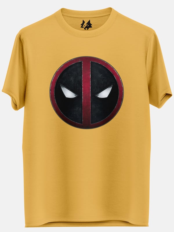Deadpool Emblem: Metallic Logo - Marvel Official T-shirt