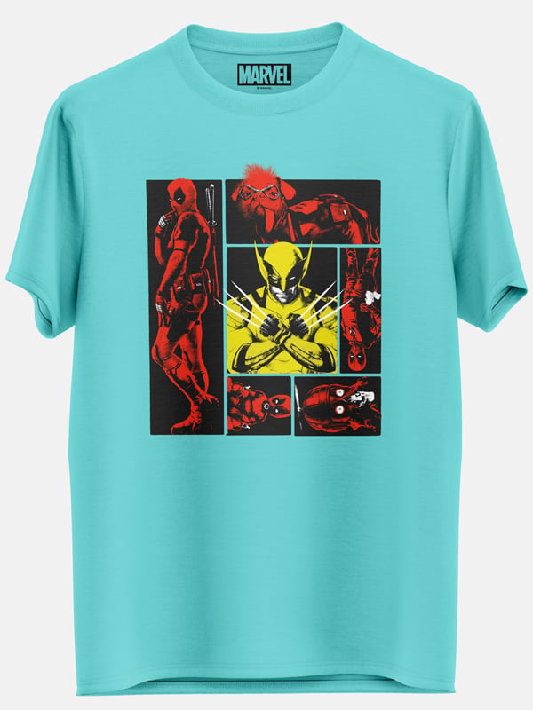 Deadpool Variants Vs. Wolverine - Marvel Official T-shirt