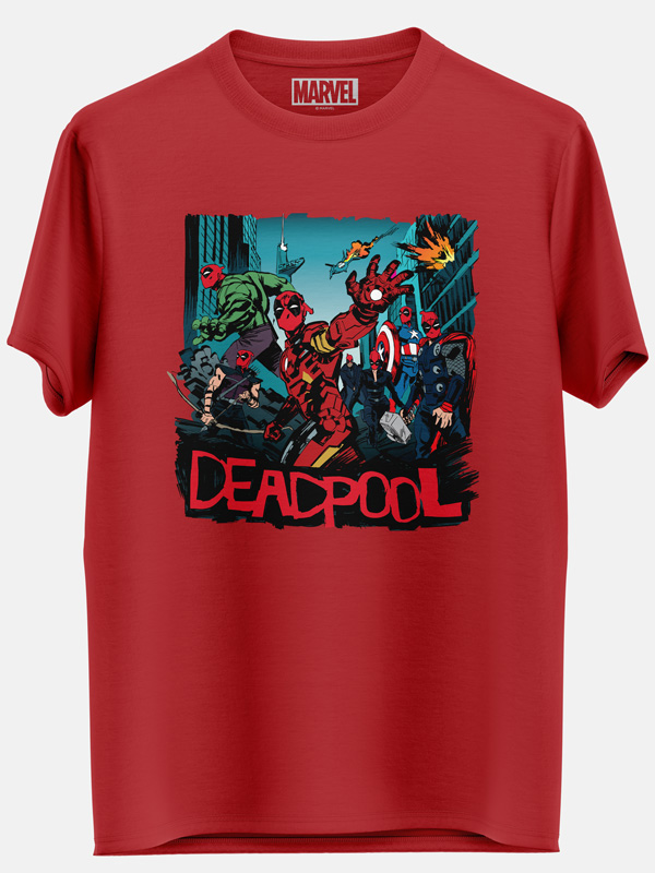 Deadpools Assemble! - Marvel Official T-shirt