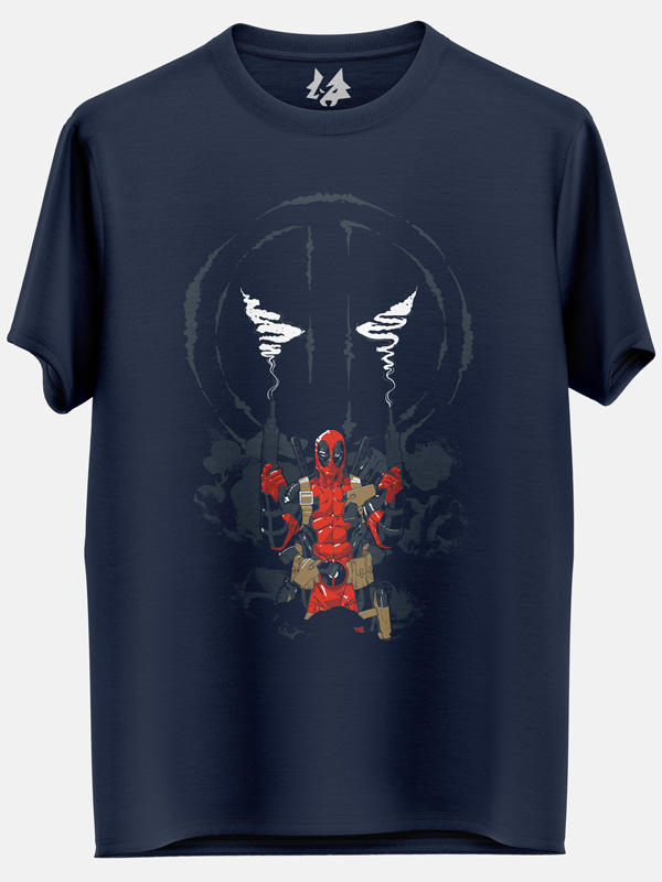 Deadpool Smoke - Marvel Official T-shirt