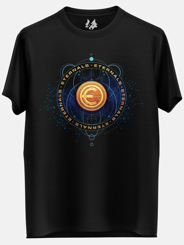 Eternals: Celestial Badge T-shirt | Official Eternals Merchandise| Redwolf