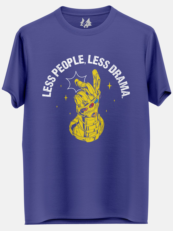 Less People, Less Drama - Marvel Official T-shirt