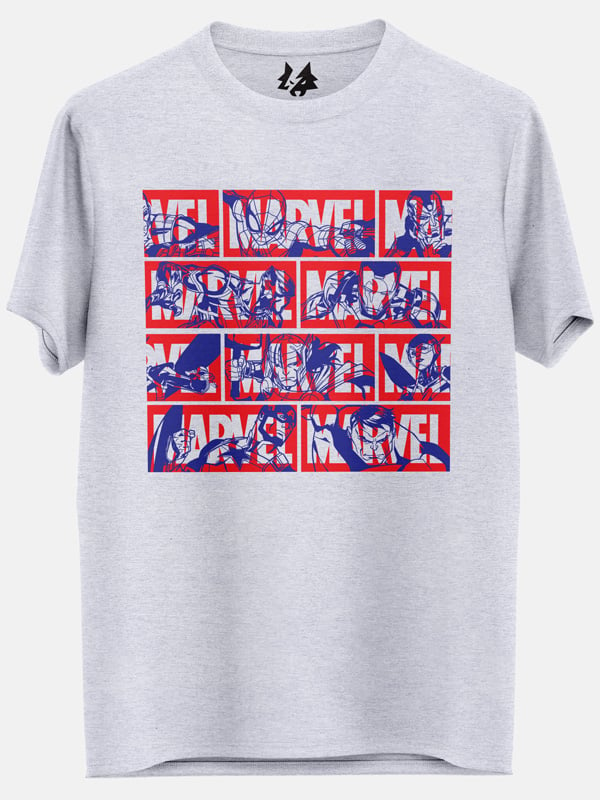 Marvel Logo: Avengers Edition - Marvel Official T-shirt