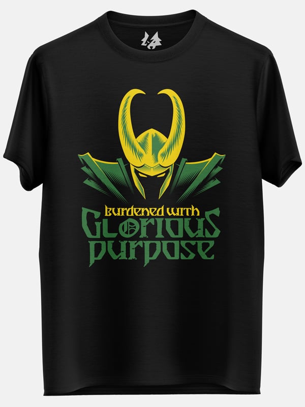 Burdened With Glorious Purpose - Marvel Official T-shirt