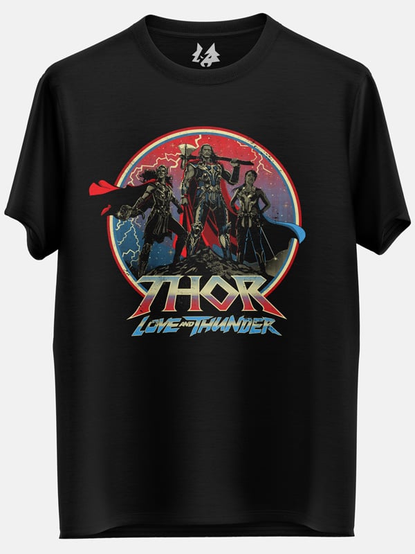 Love & Thunder Trio - Marvel Official T-shirt