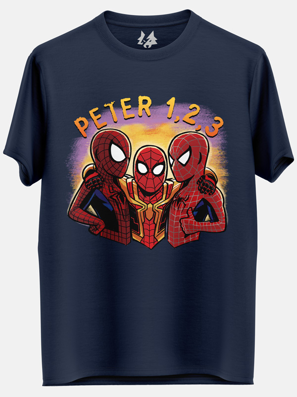 Peter 1, 2 & 3 - Marvel Official T-shirt