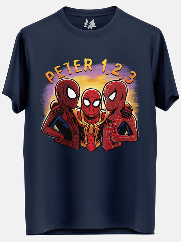 Peter 1, 2 & 3 - Marvel Official T-shirt