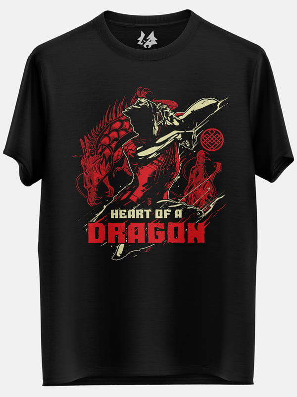 Heart Of A Dragon - Marvel Official T-shirt