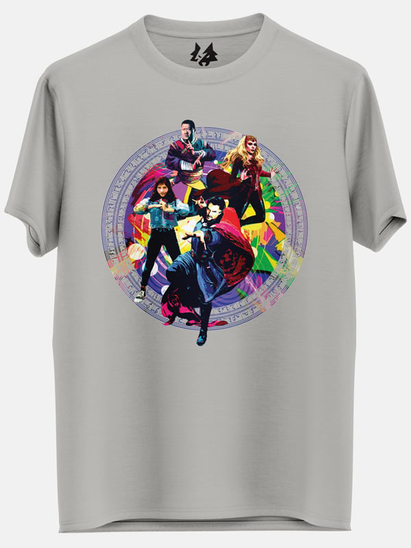 Team Multiverse In Action - Marvel Official T-shirt