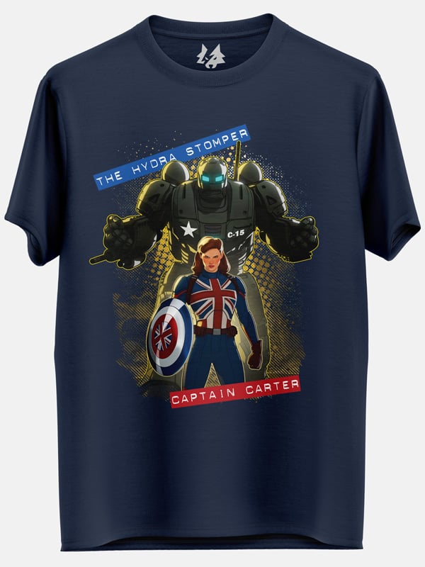 The Hydra Stomper & Captain Carter - Marvel Official T-shirt