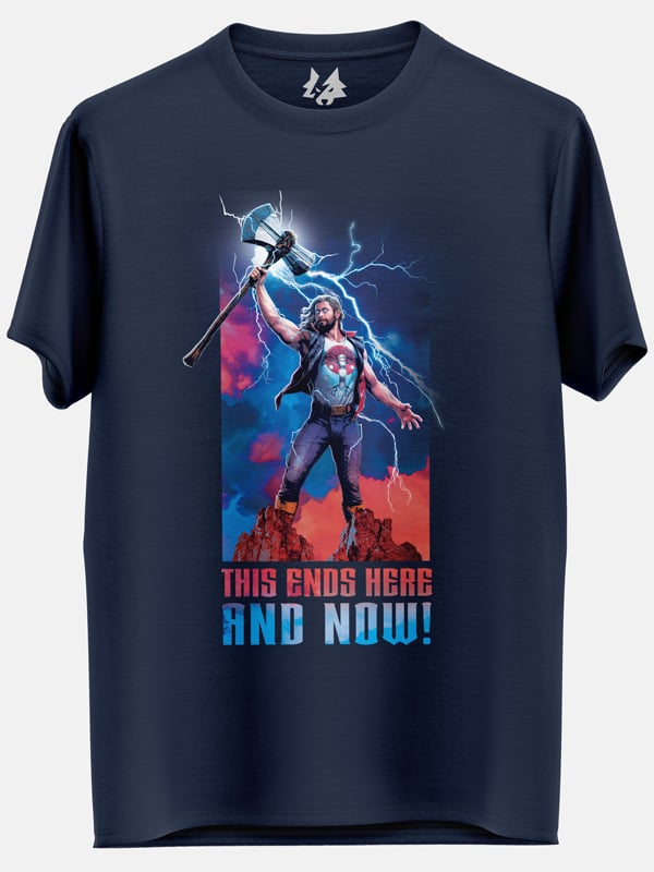 This Ends Here And Now! - Marvel Official T-shirt