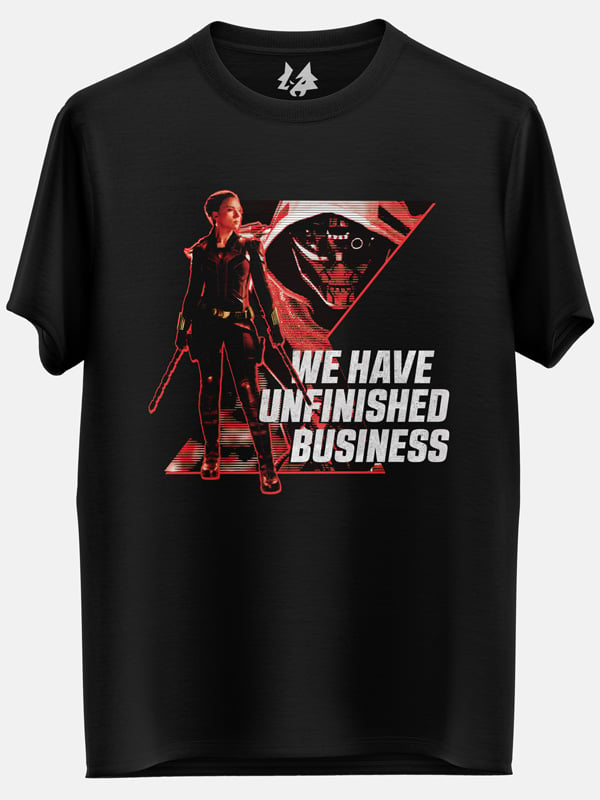 We Have Unfinished Business - Marvel Official T-shirt