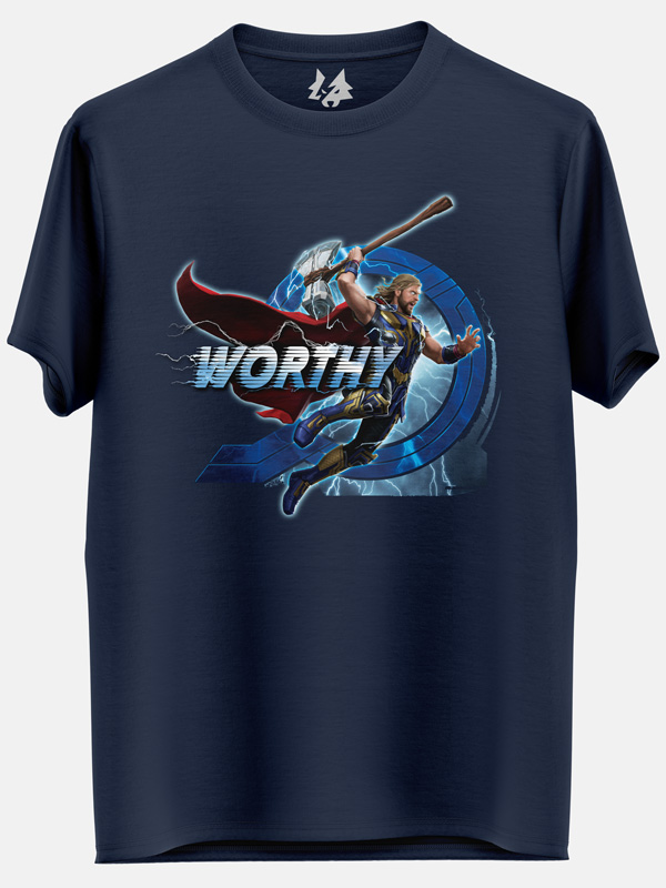 Worthy Thunder | Marvel Official T-shirt | Redwolf