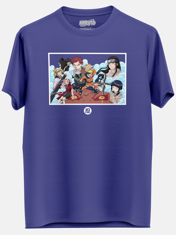 Team 7 Vs. Gaara - Naruto Official T-shirt