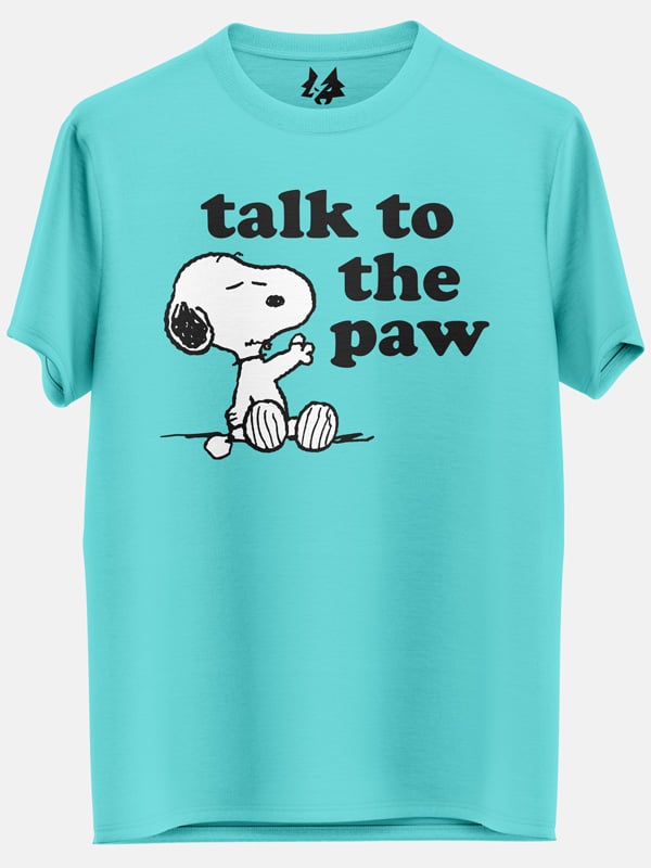 Talk To The Paw - Peanuts Official T-shirt